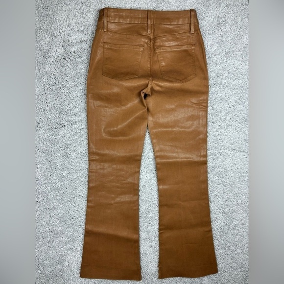 Frame Jeans Womens 25 Le Crop Mini Boot Classic Stretch Caramel Rodeo Night Out - Picture 5 of 5